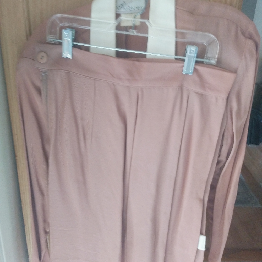 Blush Colored Skirt Suit